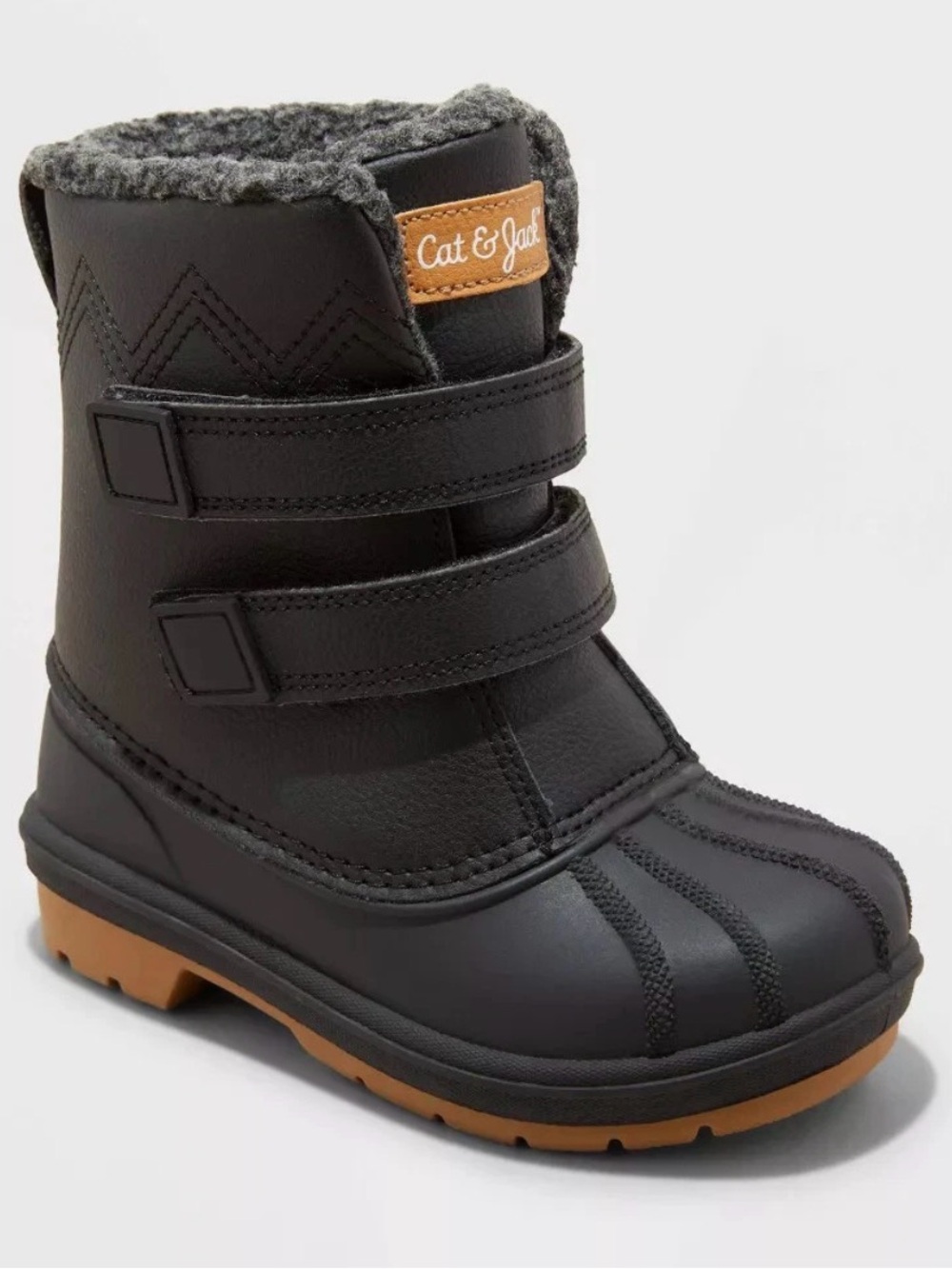 Cat & Jack Denver Black Winter Boots - Toddler NWT - Multiple Sizes